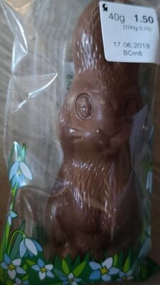 Lapin de pâques au chocolat au lait