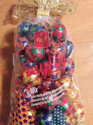 Mix chocolats au lait fourrés assortis