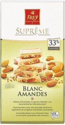 Supreme White Almonds front packaging