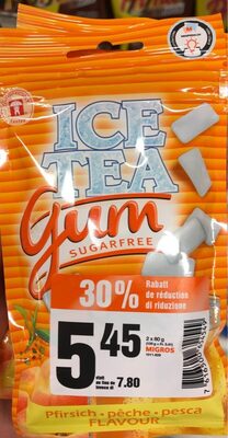 Ice tea gum