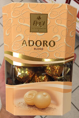 Adoro blond cioccolato bianco al caramello e ripieno cremoso