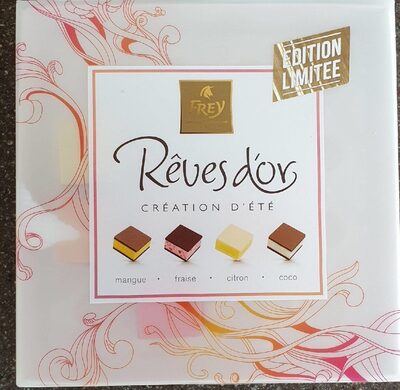 Rêve d'or création d'été pralinés