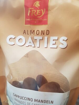 Coaties amandes de capuccino front packaging