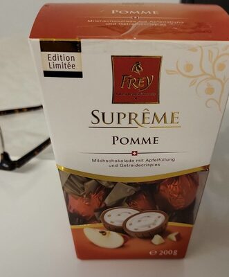 Suprême front packaging