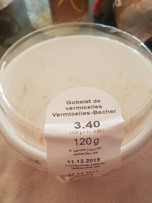 purée de marrons avec meringue et crème