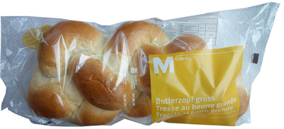 Tresse au beurre grande précuite