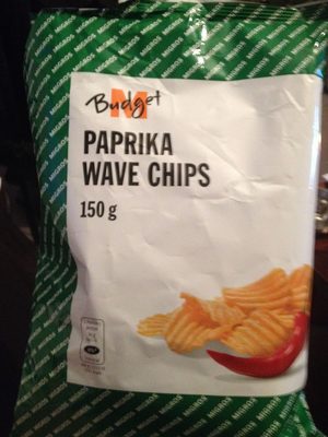 Paprika Wave Chips front packaging