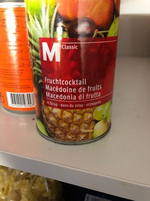 Macedonia fruit in syrup