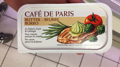 Cafe De Paris Butter front packaging