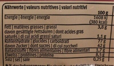 Savoiardi Classico Biscuits with spoon nutrition facts table