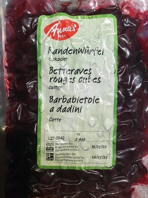Betteraves rouge cuites