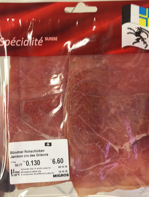 Jambon cru des Grisons