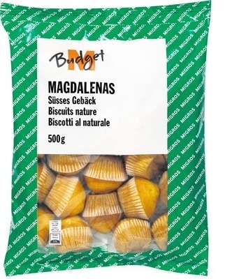 Magdalenas biscuits nature
