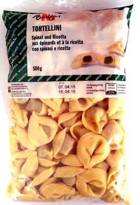 Tortellini aux épinard et à la ricotta