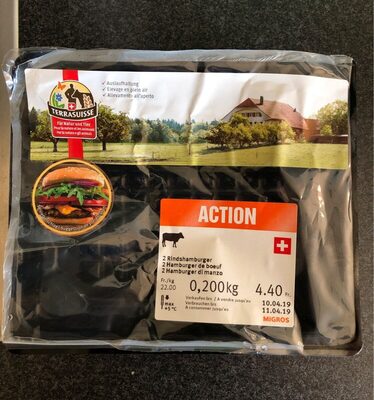 2 Hamburger de Boeuf