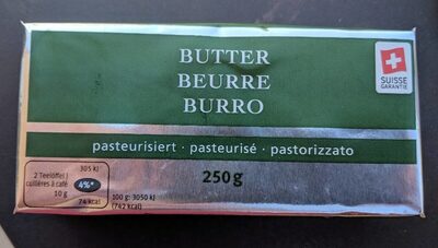 Beurre - pasteurisé