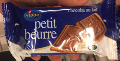 Butter cookies with milk chocolate