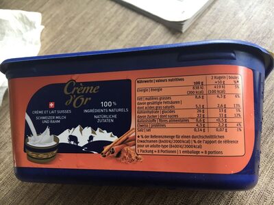 Crème d'or cannelle