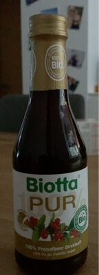 Pur jus d’airelles rouges