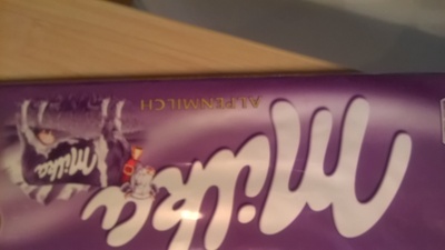 Schokolade, Alpenmilch 300 gr.