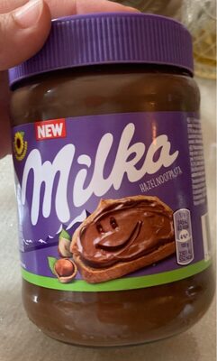 Hazelnut paste with chocolate front packaging