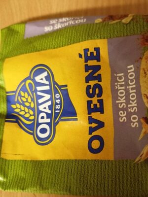 Ovesné se skořicí front packaging