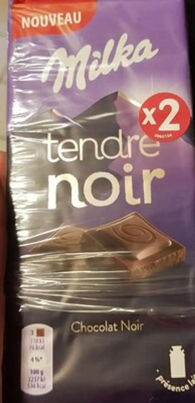 Tendre noir front packaging