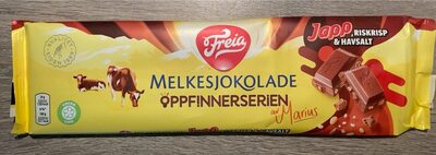 Melkesjokolade med japp riskrisp & havsalt