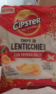 Chips di lenticchie con Paprika dolce