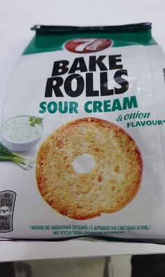 7Days Bake Rolls Sour Cream & Onion Flavour 80g