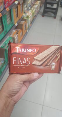 Bolachas finas chocolate