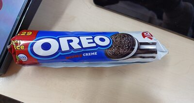 Oreo double cream front packaging