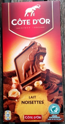 Chocolat au lait extra-fins aux noisettes