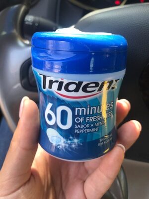 Trident - 60 minutes of freshness - Peppermint flavour
