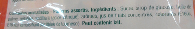 Régal'ad (offre économique) ingredients label