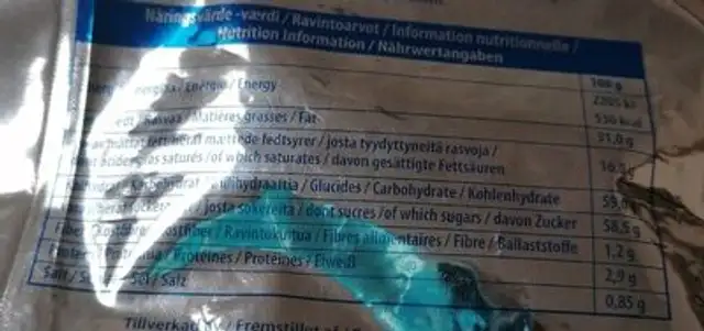 Daim Choco / Caramel - Dragées nutrition facts table