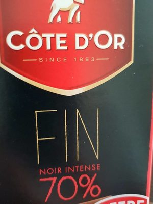 70% Noir Intense front packaging