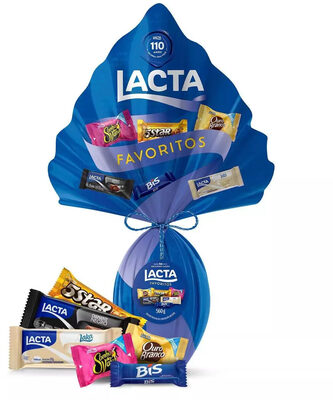 Ovo De Páscoa Ao Leite Lacta Favoritos 560g
