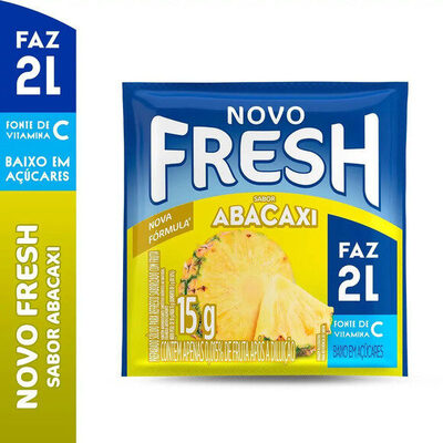 Refresco Em Pó Abacaxi Fresh Pacote 15g