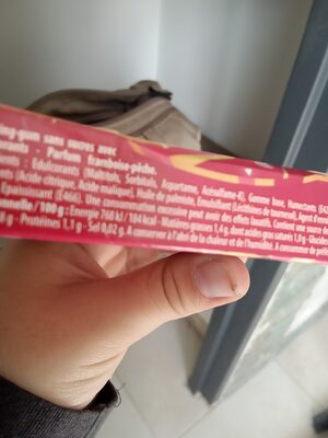 2 fruity ingredients label