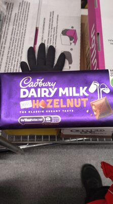 Cadbury dairy milk chocolate bar chopped nut