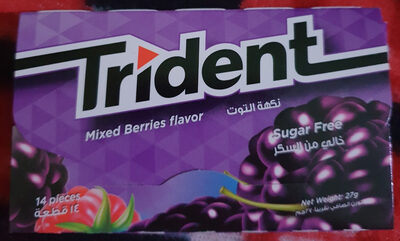 Trident Mixed Berries Flavour