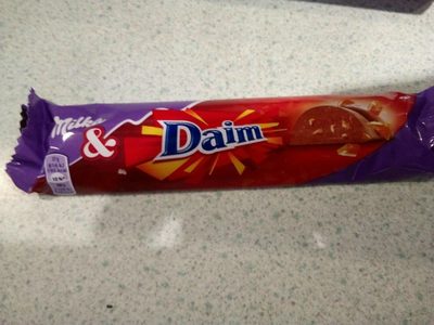 Milka daim front packaging