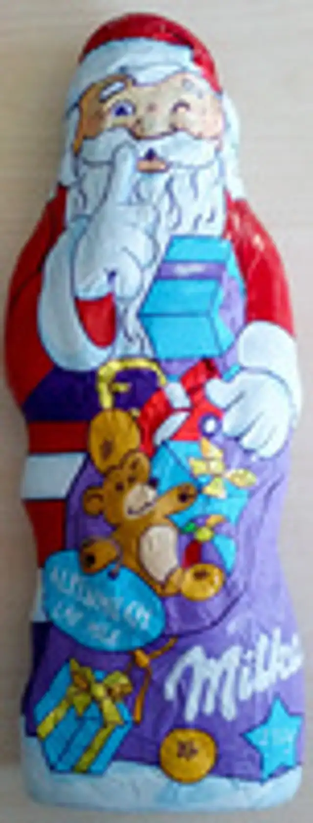 Milka Weihnachtsmann Alpenmilch