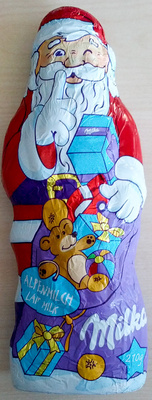 Milka Weihnachtsmann Alpenmilch