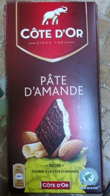 Chocolat noir Pâte d'amande