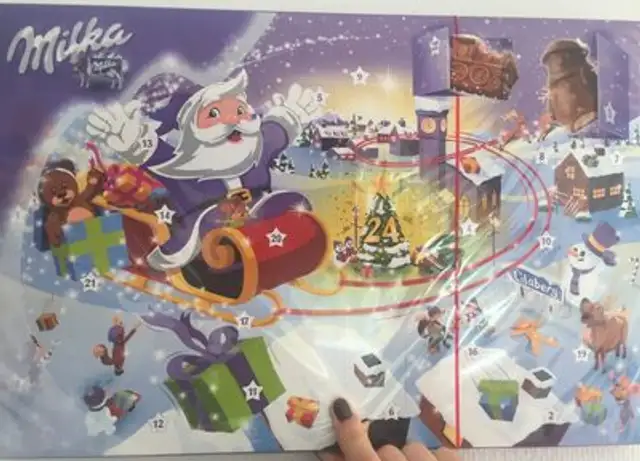 Calendrier de l'Avent front packaging