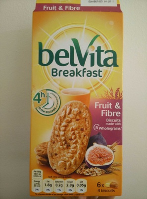 Belvita biscuits-breakfast fruit and fiber with fig