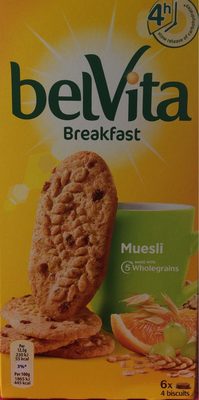 Belvita Breakfast Muesli made with 5 wholegrains