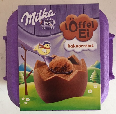 Milka Löffel-Ei - Kakaocreme
